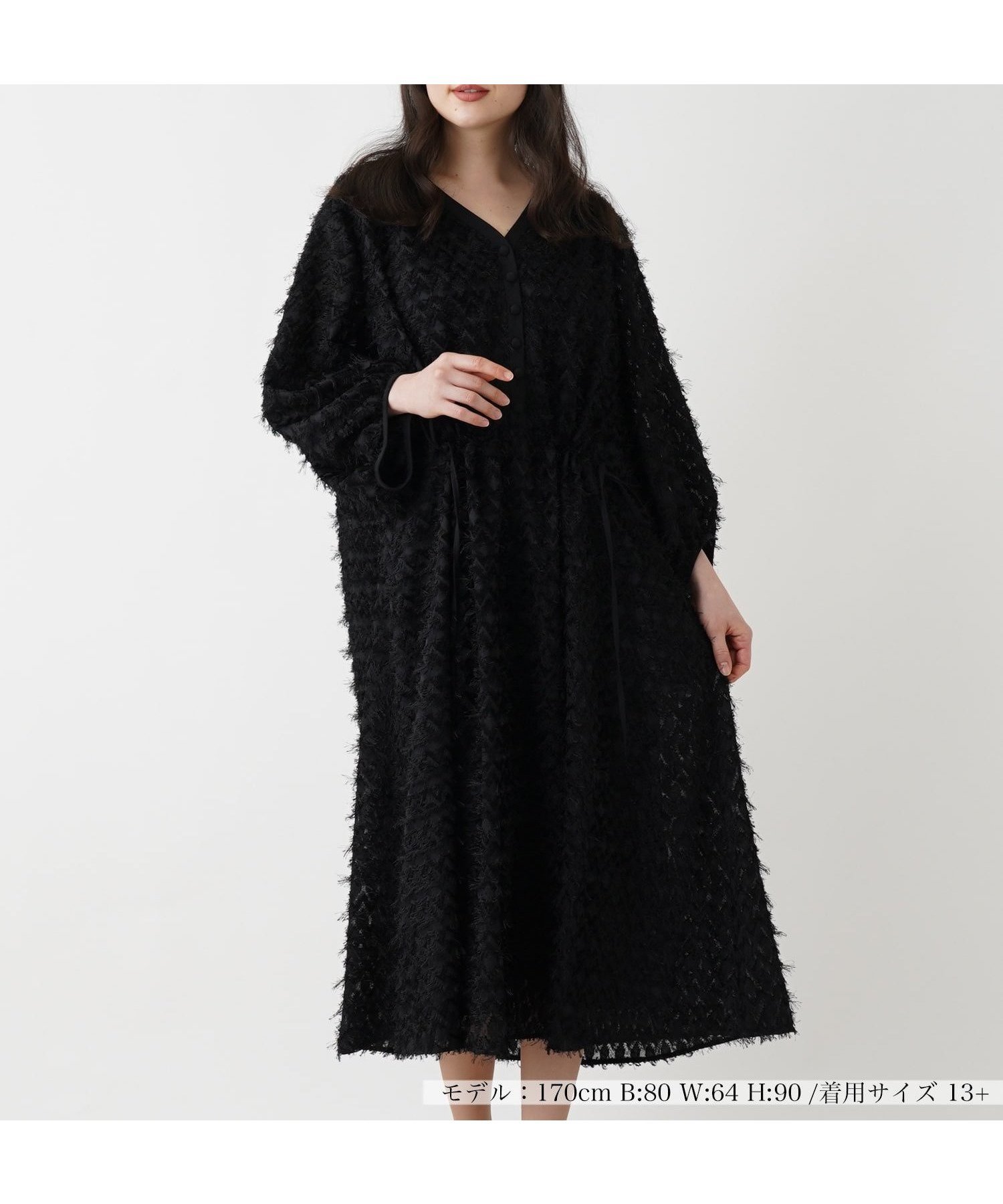 【レリアンプラスハウス/Leilian PLUS HOUSE】のワンピ-ス 人気、トレンドファッション・服の通販 founy(ファニー) 　ファッション　Fashion　レディースファッション　WOMEN　ワンピース　Dress　エレガント 上品　Elegant　ショルダー　Shoulder　テクスチャー　Texture　デコルテ　Decolletage　ドロップ　Drop　ドローストリング　Drawstring　フォーマル　Formal　リラックス　Relax　 other-1|ID: prp329100004251181 ipo3291000000029504812