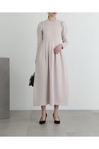 【ジルスチュアート/JILL STUART】のポリエステルニットロングワンピース 人気、トレンドファッション・服の通販 founy(ファニー) ファッション Fashion レディースファッション WOMEN ワンピース Dress オケージョン Occasion ジャケット Jacket ツイード Tweed thumbnail ベージュ|ID: prp329100004251259 ipo3291000000029505279