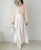 【ナイスクラップ/NICE CLAUP】のショートカーデセットあざとモテワンピース/リバイバル 人気、トレンドファッション・服の通販 founy(ファニー) ファッション Fashion レディースファッション WOMEN ワンピース Dress おすすめ Recommend カーディガン Cardigan キャミワンピース Cami Dress ジャケット Jacket ダウン Down デニム Denim トレンド Trend ノースリーブ No Sleeve ハイネック High Neck フレア Flare マーメイド Mermaid エレガント 上品 Elegant thumbnail ホワイト系その他|ID: prp329100004251268 ipo3291000000029505334