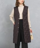 【アーバンリサーチ ロッソ/URBAN RESEARCH ROSSO】のTAION VNECK LONG DOWN GILET 人気、トレンドファッション・服の通販 founy(ファニー) ファッション Fashion レディースファッション WOMEN アウター Coat Outerwear トップス・カットソー Tops/Tshirt ベスト/ジレ Gilets/Vests 2024年 2024 2024-2025秋冬・A/W Aw/Autumn/Winter/Fw/Fall/2024-2025 A/W・秋冬 Aw・Autumn/Winter・Fw・Fall-Winter 冬 Winter インナー Inner キルト Quilt クラシカル Classical スリット Slit ダウン Down thumbnail DCHOCO|ID: prp329100004251334 ipo3291000000029506024