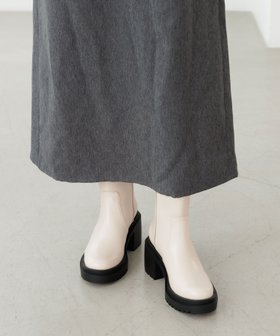 【ラコレ/LAKOLE】のヒールタンクソールブーツ 人気、トレンドファッション・服の通販 founy(ファニー) ファッション Fashion レディースファッション WOMEN シンプル Simple 厚底 Platforms |ID:prp329100004251583