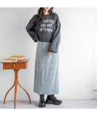 【ローリーズファーム/LOWRYS FARM】のショートロゴニットプルオーバーLS 人気、トレンドファッション・服の通販 founy(ファニー) ファッション Fashion レディースファッション WOMEN トップス・カットソー Tops/Tshirt ニット Knit Tops プルオーバー Pullover クロップド Cropped スラックス Slacks プリント Print ワイド Wide thumbnail チャコールグレー|ID: prp329100004251679 ipo3291000000029508805