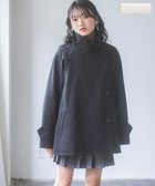 【レピピアルマリオ/repipi armario / KIDS】の【2WAYシルエット】ウーリーテックポンチョコート 人気、トレンドファッション・服の通販 founy(ファニー) ファッション Fashion キッズファッション KIDS アウター Coat Outerwear /Kids おすすめ Recommend シンプル Simple スタンド Stand チェスターコート Chester Coat フレア Flare ボトム Bottom ロング Long 防寒 Cold Protection thumbnail ブラック09|ID: prp329100004251691 ipo3291000000029508918