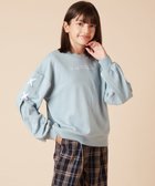 【アー ヴェー ヴェー/a.v.v / KIDS】の100-130 レースアップデザインロゴトレーナー 人気、トレンドファッション・服の通販 founy(ファニー) ファッション Fashion キッズファッション KIDS インナー Inner 秋 Autumn/Fall シンプル Simple スウェット Sweat ストレッチ Stretch スリーブ Sleeve トレンド Trend トレーナー Trainer フェミニン Feminine ベーシック Basic ボトム Bottom ラベンダー Lavender レース Race 再入荷 Restock/Back In Stock/Re Arrival おすすめ Recommend エレガント 上品 Elegant thumbnail グリーン|ID: prp329100004251735 ipo3291000000029509482