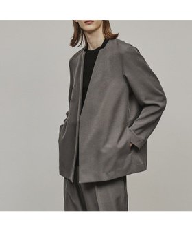 【ティーケー/tk TAKEO KIKUCHI / MEN】の360度ストレッチノーカラージャケット 人気、トレンドファッション・服の通販 founy(ファニー) ファッション Fashion メンズファッション MEN ジャージ Jersey ストレッチ Stretch リラックス Relax |ID:prp329100004251810