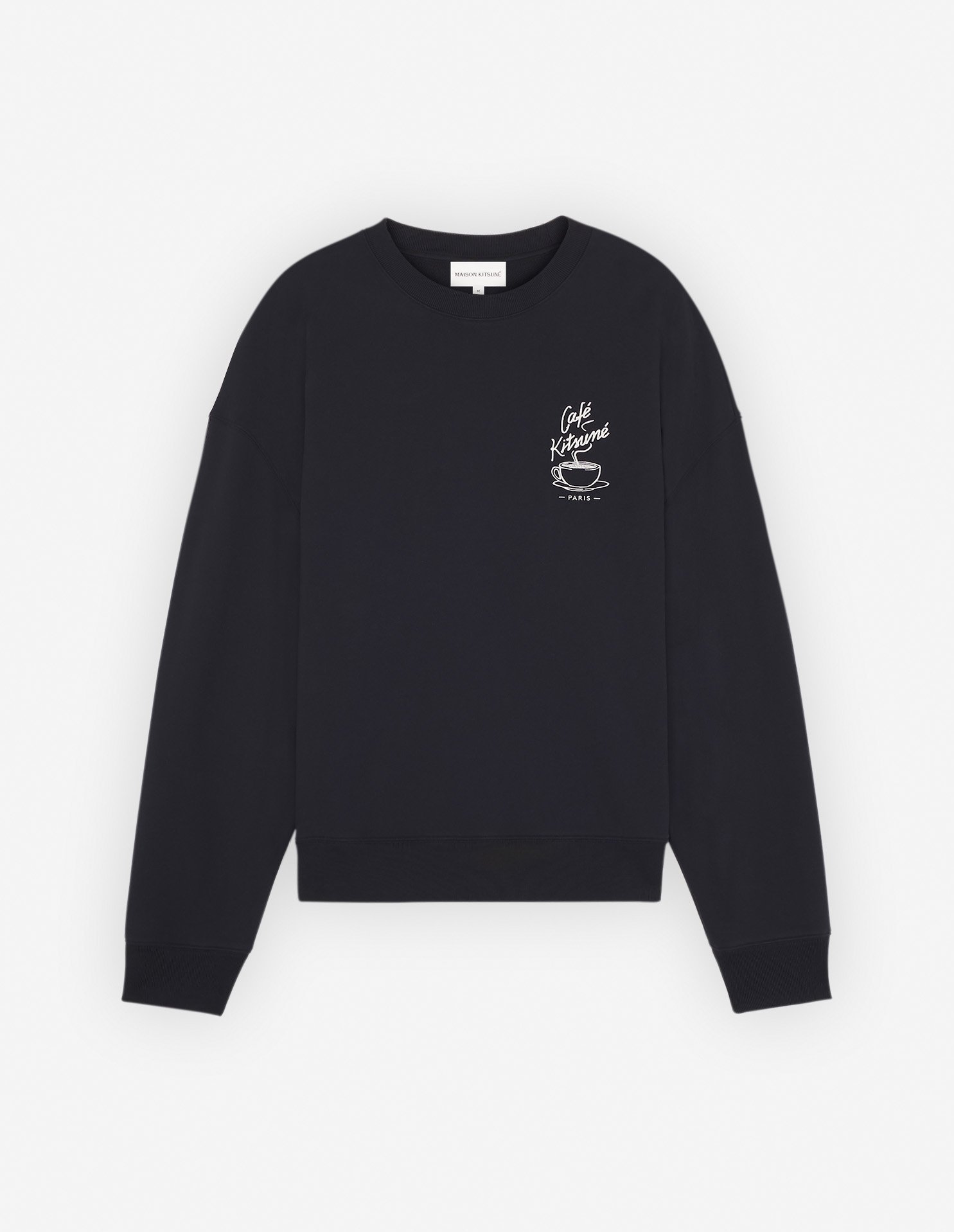 【メゾン キツネ/MAISON KITSUNE】のCAFE KITSUNE/CAFE KITSUNE COFFEE CUP RELAXED SWEATSHIRT 人気、トレンドファッション・服の通販 founy(ファニー) 　ファッション　Fashion　レディースファッション　WOMEN　トップス・カットソー　Tops/Tshirt　シャツ/ブラウス　Shirts/Blouses　パーカ　Sweats　ロング / Tシャツ　T-Shirts　スウェット　Sweat　スウェット　Sweat　フィット　Fit　プリント　Print　リラックス　Relax　無地　Plain Color　長袖　Long Sleeve　 other-1|ID: prp329100004251816 ipo3291000000029510342