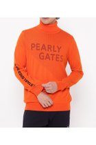 【パーリーゲイツ/PEARLY GATES / MEN】のカシミヤタッチコットンタートルネックニットプルオーバー コラーゲン加工 オレンジ|ID: prp329100004251927 ipo3291000000029511258