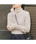 【フリークスストア/FREAK'S STORE】のウォッシャブル ボーダータートルネックニット 24AW オフホワイト|ID: prp329100004251956 ipo3291000000029511510