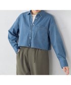 【コムサイズム/COMME CA ISM】のデニム クロップド シャツ/セットアップ対応 人気、トレンドファッション・服の通販 founy(ファニー) ファッション Fashion レディースファッション WOMEN トップス・カットソー Tops/Tshirt シャツ/ブラウス Shirts/Blouses クロップド Cropped ジャケット Jacket ストレッチ Stretch セットアップ Set Up デニム Denim フェミニン Feminine ポケット Pocket ヴィンテージ Vintage 春 Spring 秋 Autumn/Fall thumbnail ブルー|ID: prp329100004251958 ipo3291000000029511521