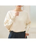 【イング/INGNI】の12G袖釦ドルマンニット 人気、トレンドファッション・服の通販 founy(ファニー) ファッション Fashion レディースファッション WOMEN トップス・カットソー Tops/Tshirt ニット Knit Tops クラシカル Classical エレガント 上品 Elegant thumbnail オフホワイト|ID: prp329100004251968 ipo3291000000029511574