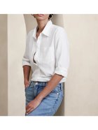 【バナナリパブリック ファクトリーストア/BANANA REPUBLIC FACTORY STORE】のBANANA REPUBLIC FACTORY STORE クラシックリネンブレンドシャツ WHITE_500|ID: prp329100004251975 ipo3291000000029511631