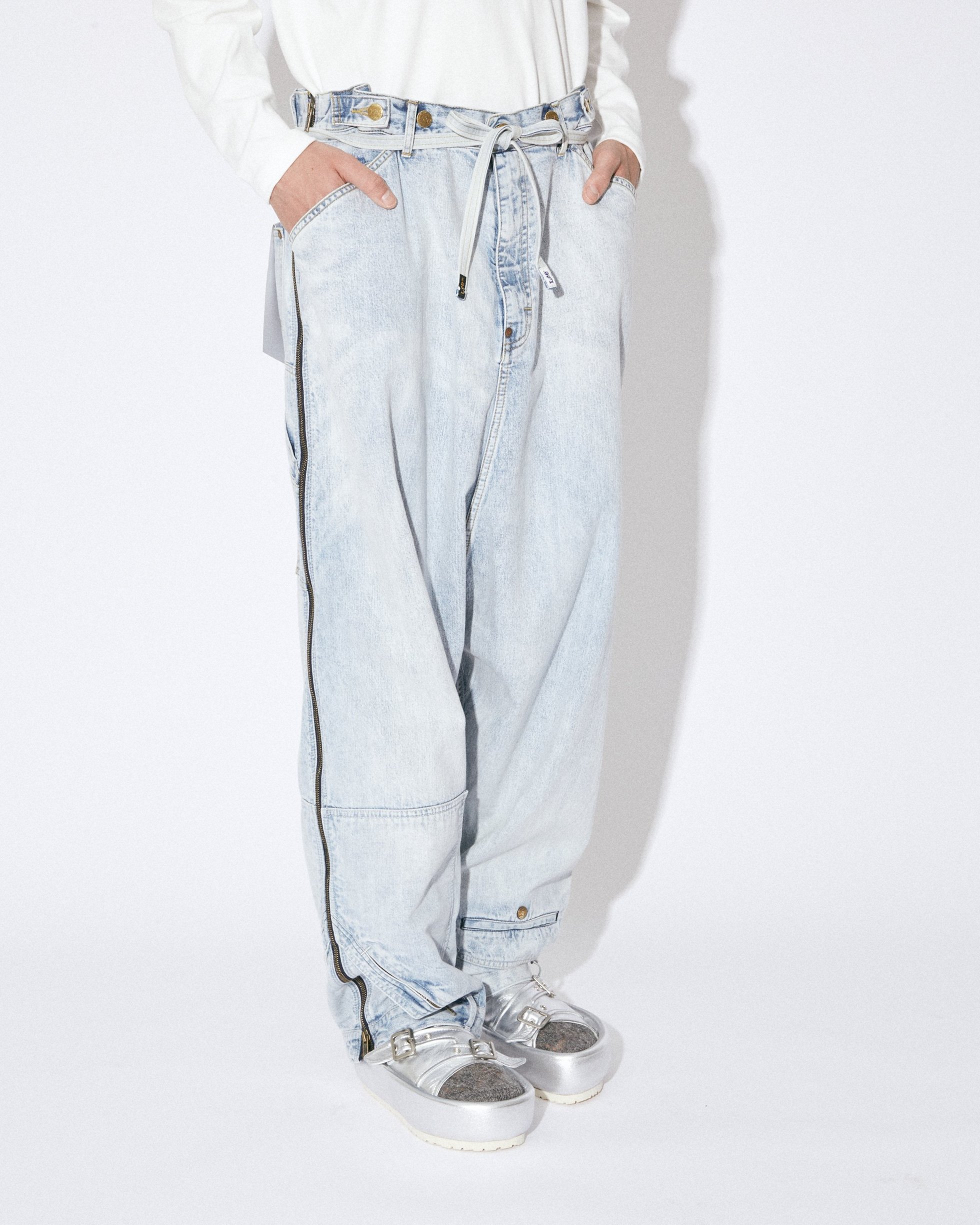 【ビューティフル ピープル/beautiful people】のLee double-end denim 91-B/logger pants 人気、トレンドファッション・服の通販 founy(ファニー) 　ファッション　Fashion　レディースファッション　WOMEN　パンツ　Pants　サスペンダー　Suspenders　デニム　Denim　トリプル　Triple　定番　Standard　人気　Popularity　パターン　Pattern　フロント　Front　ポケット　Pocket　ワーク　Work　 other-1|ID: prp329100004252016 ipo3291000000029575328