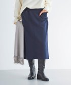 【ルクールブラン/le.coeur blanc】のジャージーメルトントラペーズスカート 人気、トレンドファッション・服の通販 founy(ファニー) ファッション Fashion レディースファッション WOMEN スカート Skirt おすすめ Recommend なめらか Smooth ジャージー Jersey ポケット Pocket メルトン Melton thumbnail ネイビー|ID: prp329100004252065 ipo3291000000029512379