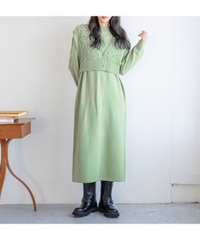 【ローリーズファーム/LOWRYS FARM】のフリンジベスト2Pワンピース 人気、トレンドファッション・服の通販 founy(ファニー) ファッション Fashion レディースファッション WOMEN アウター Coat Outerwear おすすめ Recommend インナー Inner コンパクト Compact デニム Denim トレンド Trend フリンジ Fringe ベスト Vest ループ Loop |ID:prp329100004252089