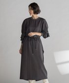 【ラ エフ/Laf…】の【WEB限定 一部店舗】ウール調ギャザーワンピース チャコールグレー|ID: prp329100004252096 ipo3291000000029512765