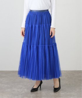 【スピック&スパン/Spick & Span】 STUMBLY / スタンブリー Pleated Tulle Skirt 5354220003人気、トレンドファッション・服の通販 founy(ファニー) ファッション Fashion レディースファッション WOMEN スカート Skirt コレクション Collection ミリタリー Military |ID:prp329100004252280