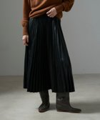 【サロン アダム エ ロペ/SALON adam et rope'】のシンセティックレザープリーツスカート 人気、トレンドファッション・服の通販 founy(ファニー) ファッション Fashion レディースファッション WOMEN スカート Skirt プリーツスカート Pleated Skirts シルバー Silver フェミニン Feminine プリーツ Pleats ベーシック Basic マニッシュ Mannish リラックス Relax ロング Long エレガント 上品 Elegant thumbnail ブラック(01)|ID: prp329100004252321 ipo3291000000029515903