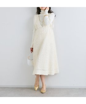 【ラブティックボンボン/La boutique BonBon】の【最強お上品ワンピ】スカラップフレアジャンドレ 人気、トレンドファッション・服の通販 founy(ファニー) ファッション Fashion レディースファッション WOMEN ワンピース Dress おすすめ Recommend コンシャス Conscious シアー Sheer スカラップ Scalloped スリーブ Sleeve タートル Turtle トレンド Trend フレア Flare ペチコート Petticoat ポケット Pocket リブニット Rib Knit エレガント 上品 Elegant |ID:prp329100004252394