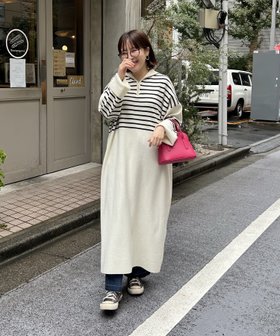 【アンディコール/un dix cors】の《MIKI s企画》スタンドZIPゆるニットワンピース 人気、トレンドファッション・服の通販 founy(ファニー) ファッション Fashion レディースファッション WOMEN ワンピース Dress ニットワンピース Knit Dresses アクリル Acrylic インナー Inner ウェーブ Wave 秋 Autumn/Fall ジップ Zip ジップアップ Zip Up ジャケット Jacket スタンド Stand ストレート Straight ハイネック High Neck フロント Front ブルゾン Blouson ポケット Pocket 防寒 Cold Protection 楽ちん Easy 冬 Winter おすすめ Recommend |ID:prp329100004252425