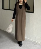 【ゼヴォン/Thevon】のUネックタックナロージャンスカ 人気、トレンドファッション・服の通販 founy(ファニー) ファッション Fashion レディースファッション WOMEN 2024年 2024 2024-2025秋冬・A/W Aw/Autumn/Winter/Fw/Fall/2024-2025 おすすめ Recommend インナー Inner スリット Slit タートルネック Turtleneck ダブル Double ミックス Mix thumbnail ブラウン|ID: prp329100004252435 ipo3291000000029516963