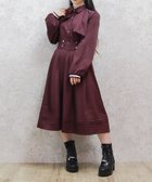 【アクシーズファム/axes femme】のハイウエストフラシワンピース 人気、トレンドファッション・服の通販 founy(ファニー) ファッション Fashion レディースファッション WOMEN ワンピース Dress おすすめ Recommend thumbnail ワイン|ID: prp329100004252437 ipo3291000000029516982