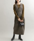 【ケービーエフ/KBF / URBAN RESEARCH】のツイードジャンパースカート 人気、トレンドファッション・服の通販 founy(ファニー) ファッション Fashion レディースファッション WOMEN スカート Skirt 2024年 2024 2024-2025秋冬・A/W Aw/Autumn/Winter/Fw/Fall/2024-2025 A/W・秋冬 Aw・Autumn/Winter・Fw・Fall-Winter 冬 Winter インナー Inner コンパクト Compact ジャケット Jacket ツイード Tweed リブニット Rib Knit thumbnail KHAKI|ID: prp329100004252439 ipo3291000000029516997