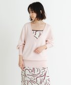 【アーバンリサーチ/URBAN RESEARCH】のカシミヤコットンVネックチュニックニット PINK|ID: prp329100004252445 ipo3291000000029968105