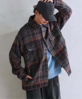 【ジャーナルスタンダード レリューム/JOURNAL STANDARD relume / MEN】のLOOP ツイードチェック CPO ブルゾン 人気、トレンドファッション・服の通販 founy(ファニー) ファッション Fashion メンズファッション MEN ウォーム Worm スウェット Sweat チェック Check ツイード Tweed トレンド Trend ブルゾン Blouson ループ Loop 定番 Standard |ID:prp329100004252688