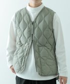 【アイテムズ アーバンリサーチ/ITEMS URBAN RESEARCH / MEN】のTAION Military Wzip Down Vest 人気、トレンドファッション・服の通販 founy(ファニー) ファッション Fashion メンズファッション MEN 2024年 2024 2024-2025秋冬・A/W Aw/Autumn/Winter/Fw/Fall/2024-2025 A/W・秋冬 Aw・Autumn/Winter・Fw・Fall-Winter 冬 Winter コンパクト Compact スリット Slit ダウン Down パッチ Patch ボトム Bottom ポケット Pocket ミリタリー Military 旅行 Travel thumbnail D.SAGE GRN|ID: prp329100004252708 ipo3291000000029518846