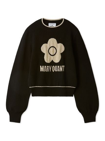 【リリーブラウン/Lily Brown】の【WEB限定カラー】【LILY BROWN*MARY QUANT】バリエジャガードニット インテリア・キッズ・メンズ・レディースファッション・服の通販 founy(ファニー) 　ファッション　Fashion　レディースファッション　WOMEN　トップス・カットソー　Tops/Tshirt　ニット　Knit Tops　シルバー　Silver　B[902]|ID: prp329100004252813 ipo3291000000029519745