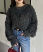 【ゼヴォン/Thevon】のショート丈ボリュームシャギーニット 人気、トレンドファッション・服の通販 founy(ファニー) ファッション Fashion レディースファッション WOMEN トップス・カットソー Tops/Tshirt ニット Knit Tops 2024年 2024 2024-2025秋冬・A/W Aw/Autumn/Winter/Fw/Fall/2024-2025 A/W・秋冬 Aw・Autumn/Winter・Fw・Fall-Winter おすすめ Recommend ショート Short タイトスカート Tight Skirt トレンド Trend thumbnail チャコールグレー|ID: prp329100004252845 ipo3291000000029520297