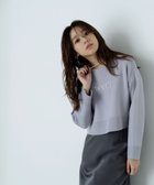 【ナチュラル ビューティー ベーシック/NATURAL BEAUTY BASIC】のラメ刺繍ロゴニット 人気、トレンドファッション・服の通販 founy(ファニー) ファッション Fashion レディースファッション WOMEN トップス・カットソー Tops/Tshirt ニット Knit Tops クロップド Cropped ボトム Bottom thumbnail ライトグレー|ID: prp329100004252899 ipo3291000000029521058