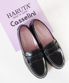 【キャセリーニ/CASSELINI】の【HARUTA×Casselini】コインローファー 人気、トレンドファッション・服の通販 founy(ファニー) ファッション Fashion レディースファッション WOMEN シンプル Simple スタンダード Standard ネップ Nep Yarn ミックス Mix |ID:prp329100004252903