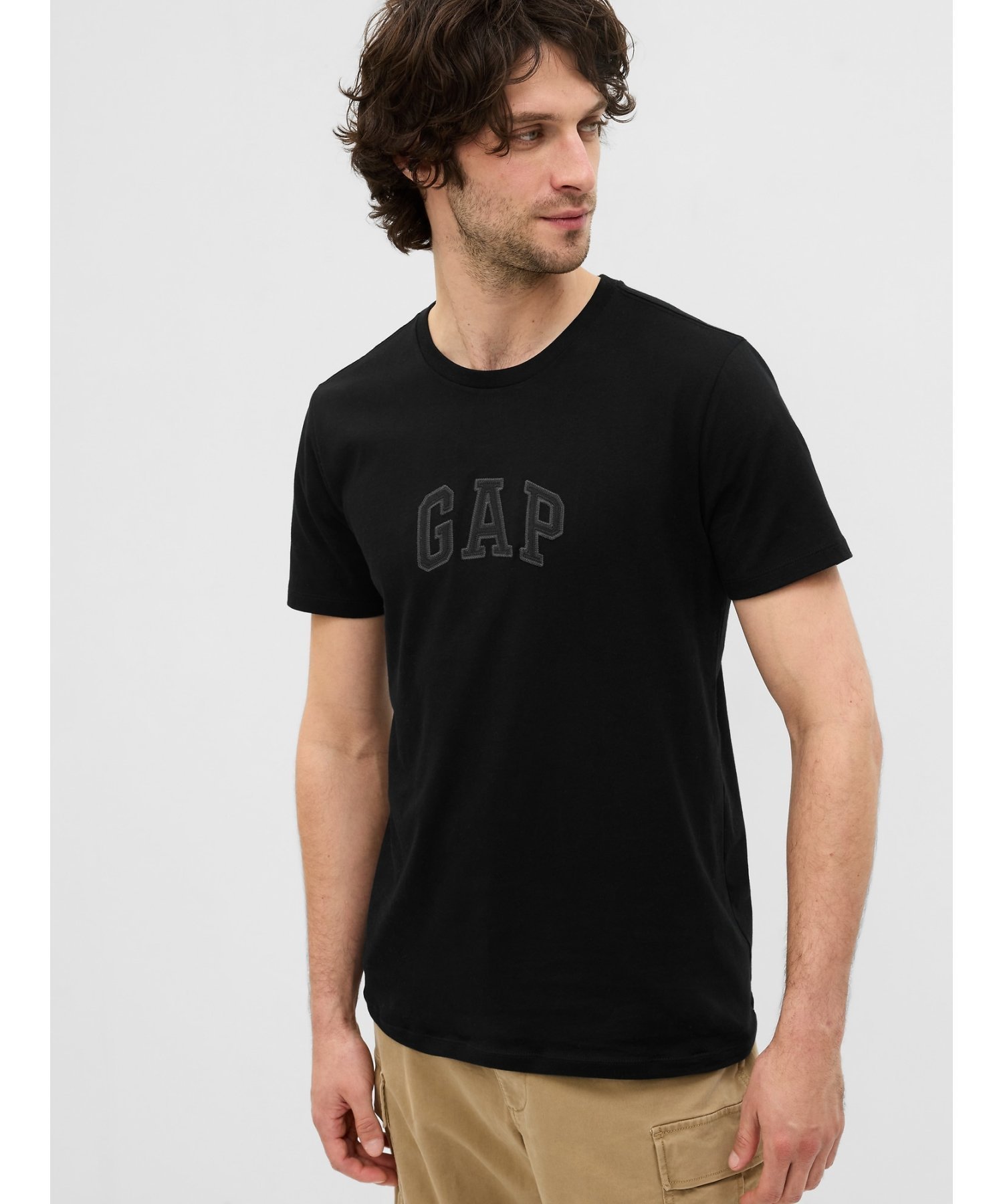 【ギャップ/GAP】のGAPアーチロゴTシャツ(ユニセックス) インテリア・キッズ・メンズ・レディースファッション・服の通販 founy(ファニー) 　ファッション　Fashion　レディースファッション　WOMEN　トップス・カットソー　Tops/Tshirt　シャツ/ブラウス　Shirts/Blouses　ロング / Tシャツ　T-Shirts　プリント　Print　ボトム　Bottom　半袖　Short Sleeve　定番　Standard　TRUE_BLACK|ID: prp329100004252959 ipo3291000000029522144