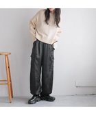 【ローリーズファーム/LOWRYS FARM】のサテンドロストカーゴパンツ 人気、トレンドファッション・服の通販 founy(ファニー) ファッション Fashion レディースファッション WOMEN パンツ Pants おすすめ Recommend なめらか Smooth サテン Satin シンプル Simple バランス Balance ヴィンテージ Vintage thumbnail ブラック|ID: prp329100004252960 ipo3291000000029522153