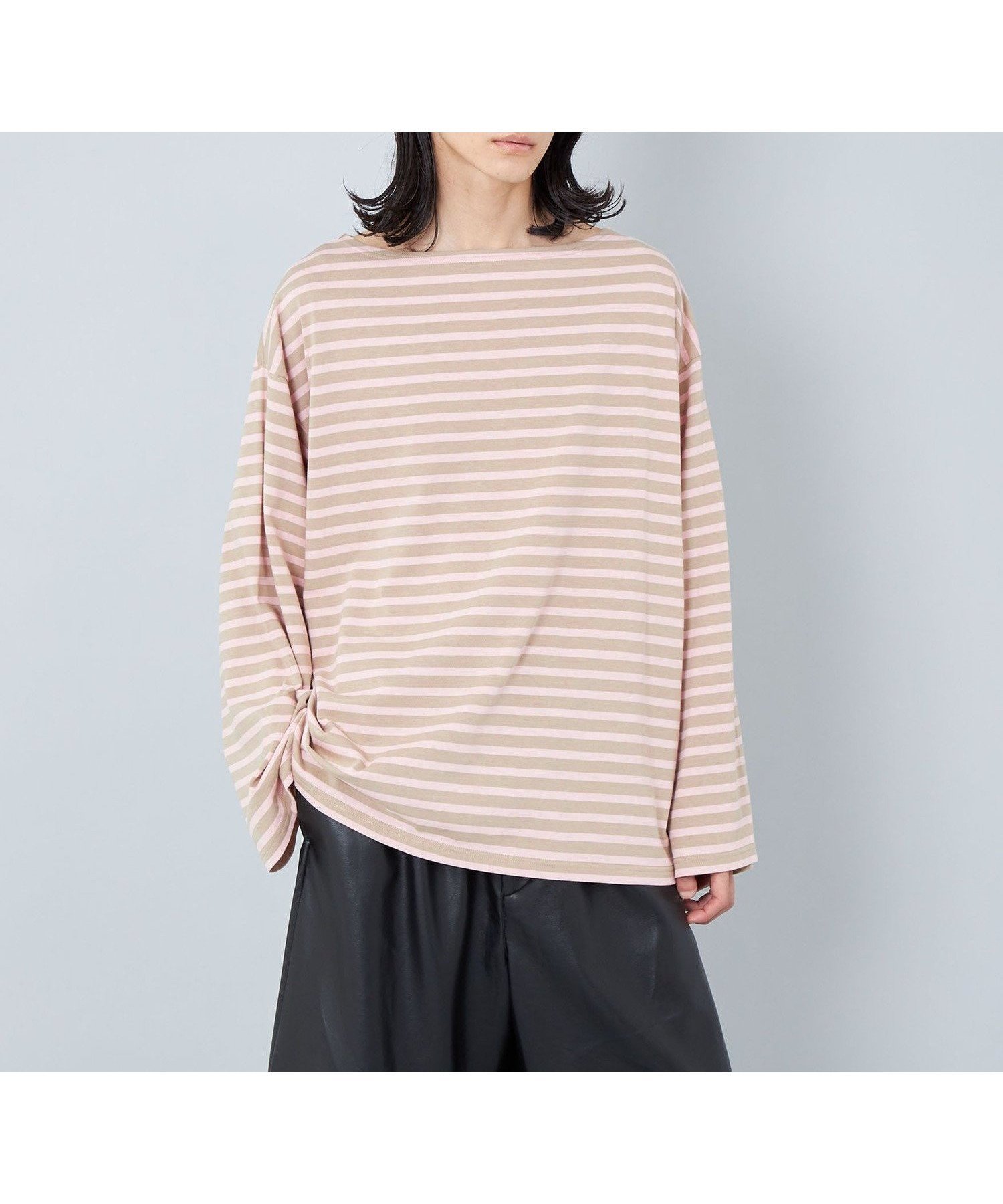 【その他のブランド/Other】のCITEN グランバトーTシャツ 人気、トレンドファッション・服の通販 founy(ファニー) 　ファッション　Fashion　レディースファッション　WOMEN　トップス・カットソー　Tops/Tshirt　シャツ/ブラウス　Shirts/Blouses　ロング / Tシャツ　T-Shirts　秋　Autumn/Fall　デニム　Denim　定番　Standard　長袖　Long Sleeve　バランス　Balance　フィット　Fit　ボトム　Bottom　ボーダー　Border　ワイド　Wide　A/W・秋冬　Aw・Autumn/Winter・Fw・Fall-Winter　 other-1|ID: prp329100004252971 ipo3291000000029522370