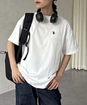 【シーピーシーエム/CPCM】の【U.S. POLO ASSN.】天竺クルーTシャツ 人気、トレンドファッション・服の通販 founy(ファニー) ファッション Fashion レディースファッション WOMEN トップス・カットソー Tops/Tshirt シャツ/ブラウス Shirts/Blouses ロング / Tシャツ T-Shirts インナー Inner ベーシック Basic ロング Long ワンポイント One Point |ID:prp329100004252974