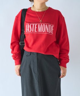 【アンディコール/un dix cors】のカラーロゴスウェット 人気、トレンドファッション・服の通販 founy(ファニー) ファッション Fashion レディースファッション WOMEN トップス・カットソー Tops/Tshirt パーカ Sweats スウェット Sweat インナー Inner ウェーブ Wave 秋 Autumn/Fall カットソー Cut And Sew シンプル Simple ストレッチ Stretch ストレート Straight ハイネック High Neck フェミニン Feminine フロント Front プリント Print ボトム Bottom ポケット Pocket ルーズ Loose おすすめ Recommend |ID:prp329100004252988