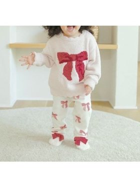 【ジェラート ピケ/gelato pique / KIDS】の【BABY】リボン柄ロングパンツ 人気、トレンドファッション・服の通販 founy(ファニー) ファッション Fashion キッズファッション KIDS ボトムス Bottoms/Kids プリント Print リボン Ribbon ロング Long |ID:prp329100004253043