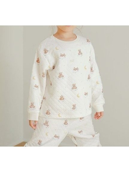 【ジェラート ピケ/gelato pique / KIDS】の【販路限定商品】【KIDS】dreamy bear柄プルオーバー インテリア・キッズ・メンズ・レディースファッション・服の通販 founy(ファニー) https://founy.com/ ファッション Fashion キッズファッション KIDS トップス・カットソー Tops/Tees/Kids キルト Quilt シンプル Simple プリント Print |ID: prp329100004253049 ipo3291000000029522963