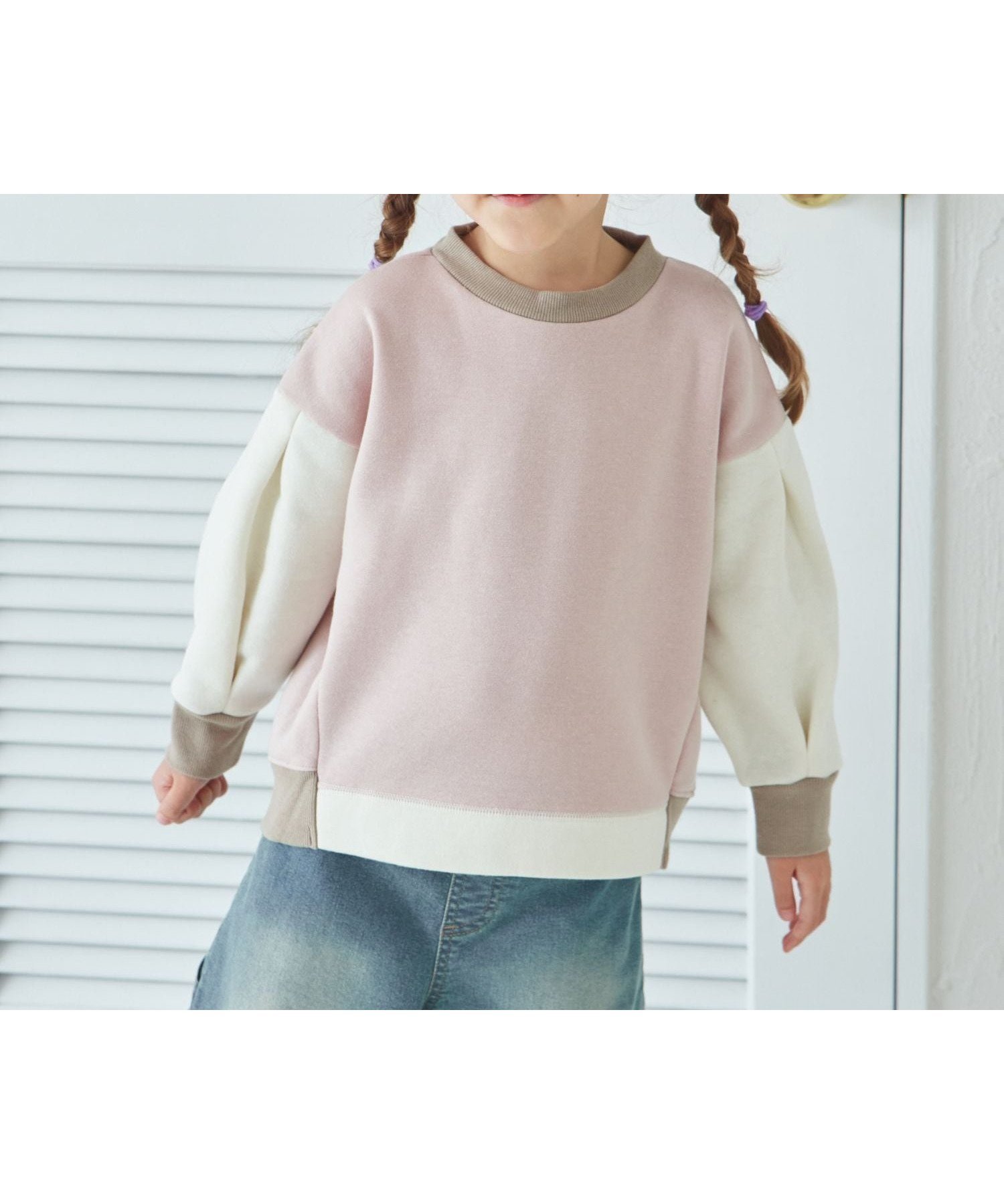 【ペアマノン/pairmanon / KIDS】の裏起毛 クレイジーカラー 袖タック プルオーバー 人気、トレンドファッション・服の通販 founy(ファニー) 　ファッション　Fashion　キッズファッション　KIDS　トップス・カットソー　Tops/Tees/Kids　ポケット　Pocket　 other-1|ID: prp329100004253054 ipo3291000000029523045