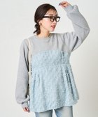 【フリークスストア/FREAK'S STORE】のシアー フリンジ ビスチェ レイヤード 裏起毛 プルオーバー【限定展開】 24AW グレー|ID: prp329100004253079 ipo3291000000029523411