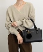 【ミニミニストア/miniministore】のカシュクール ニットトップス レディース ベージュ|ID: prp329100004253084 ipo3291000000029523523