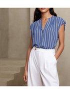 【バナナリパブリック ファクトリーストア/BANANA REPUBLIC FACTORY STORE】のBANANA REPUBLIC FACTORY STORE ドルマンスリーブトップス BLUE_STRIPE|ID: prp329100004253091 ipo3291000000029523627