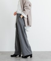 【アーバンリサーチ/URBAN RESEARCH】のストライプワイドパンツ 人気、トレンドファッション・服の通販 founy(ファニー) ファッション Fashion レディースファッション WOMEN パンツ Pants 2023年 2023 2023-2024秋冬・A/W Aw/Autumn/Winter//Fw/Fall-Winter/2023-2024 A/W・秋冬 Aw・Autumn/Winter・Fw・Fall-Winter 冬 Winter おすすめ Recommend シンプル Simple ストライプ Stripe フロント Front リラックス Relax ワイド Wide エレガント 上品 Elegant 日本製 Made In Japan |ID:prp329100004253112