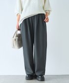 【アンディコール/un dix cors】の裏起毛ストレッチタックパンツ 人気、トレンドファッション・服の通販 founy(ファニー) ファッション Fashion レディースファッション WOMEN パンツ Pants ウェーブ Wave 秋 Autumn/Fall ジャケット Jacket ジャージー Jersey スタイリッシュ Stylish ストレッチ Stretch ストレート Straight プリント Print ベーシック Basic ポケット Pocket ミドル Middle ワイド Wide 冬 Winter おすすめ Recommend thumbnail グレー|ID: prp329100004253145 ipo3291000000029575297