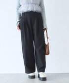 【アンディコール/un dix cors】の裏起毛ストレッチタックパンツ 人気、トレンドファッション・服の通販 founy(ファニー) ファッション Fashion レディースファッション WOMEN パンツ Pants ウェーブ Wave 秋 Autumn/Fall ジャケット Jacket ジャージー Jersey スタイリッシュ Stylish ストレッチ Stretch ストレート Straight プリント Print ベーシック Basic ポケット Pocket ミドル Middle ワイド Wide 冬 Winter おすすめ Recommend thumbnail ブラック|ID: prp329100004253145 ipo3291000000029575300