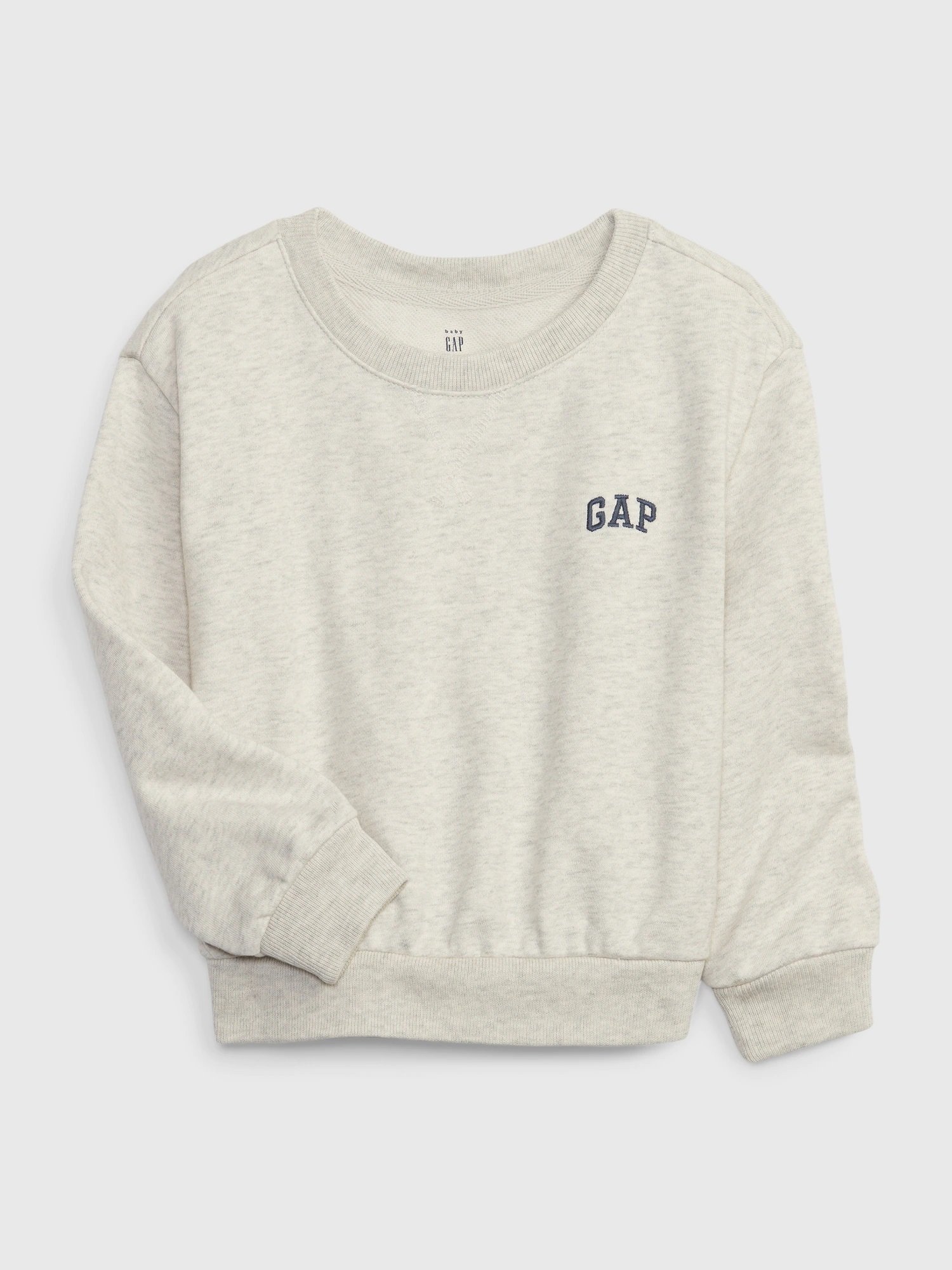 【ギャップ/GAP / KIDS】のGAPロゴ スウェット・トレーナー (幼児) インテリア・キッズ・メンズ・レディースファッション・服の通販 founy(ファニー) 　ファッション　Fashion　キッズファッション　KIDS　プリーツ　Pleats　レギンス　Leggings　GREY_HEATHER_B03|ID: prp329100004253176 ipo3291000000029526237