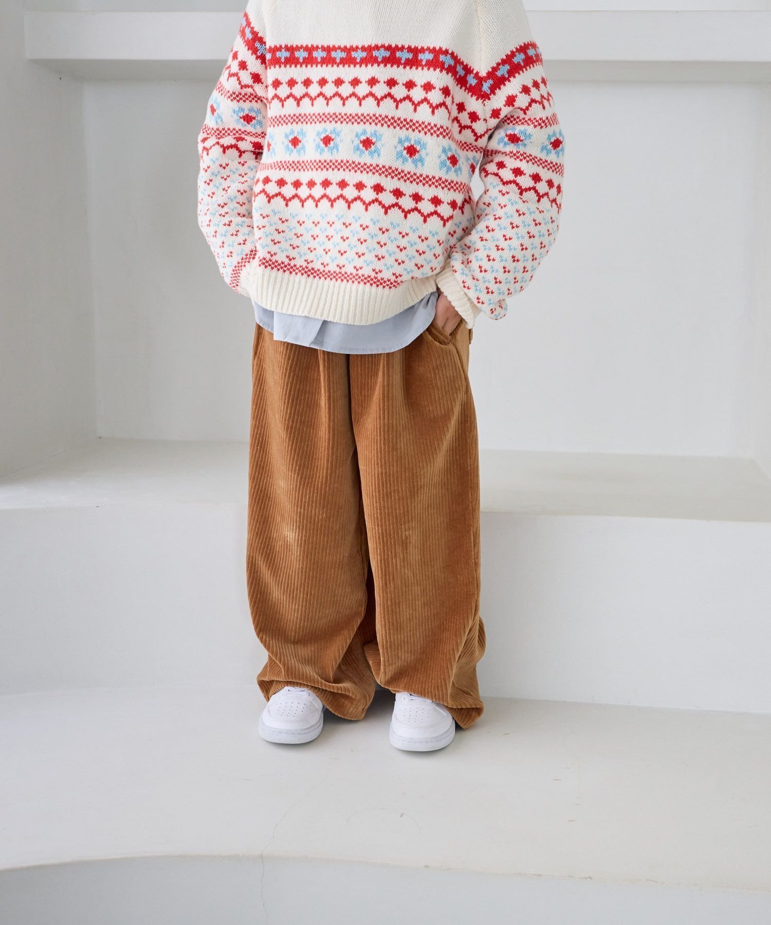 【ローリーズファーム/LOWRYS FARM / KIDS】のコーデュロイパンツ 人気、トレンドファッション・服の通販 founy(ファニー) 　ファッション　Fashion　キッズファッション　KIDS　ボトムス　Bottoms/Kids　コーデュロイ　Corduroy　スウェット　Sweat　ストレート　Straight　リラックス　Relax　ワイド　Wide　冬　Winter　 other-1|ID: prp329100004253183 ipo3291000000029526308