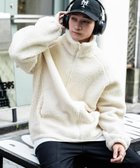 【ロッキーモンロー/Rocky Monroe】のオーバーサイズシープボアジャケット 人気、トレンドファッション・服の通販 founy(ファニー) ファッション Fashion レディースファッション WOMEN アウター Coat Outerwear ジャケット Jackets アウトドア Outdoor 秋 Autumn/Fall カットソー Cut And Sew ジップ Zip スウェット Sweat スタンド Stand トレンド Trend ドローコード Draw Cord バランス Balance パーカー Hoodie フロント Front 防寒 Cold Protection メンズ Mens ルーズ Loose 冬 Winter 再入荷 Restock/Back In Stock/Re Arrival おすすめ Recommend thumbnail オフ|ID: prp329100004253396 ipo3291000000029528218